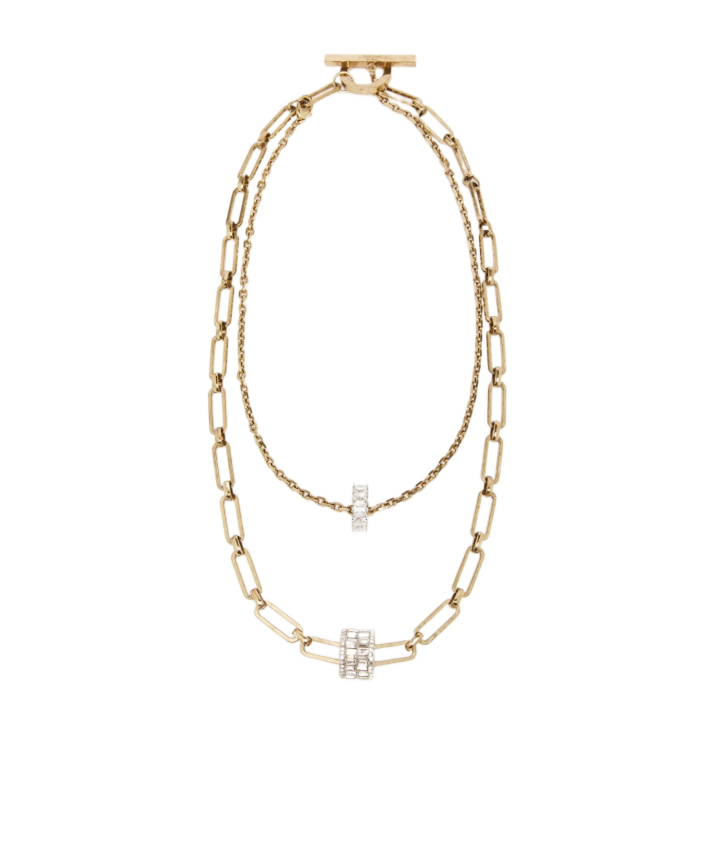 Weekend Max Mara Metal Double-strand Necklace