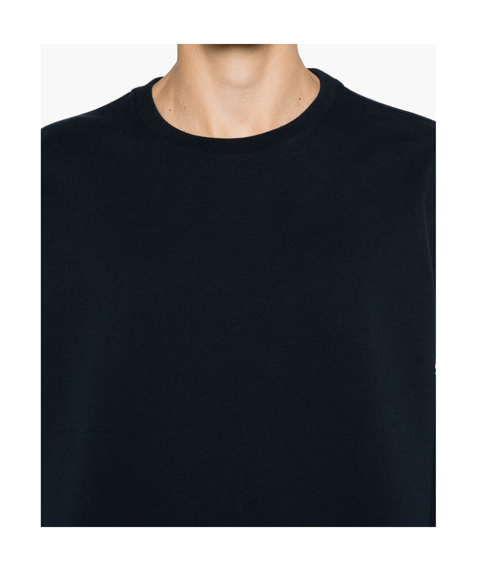 Shop Thom Browne Rwb Stripe Cotton T-shirt In Black
