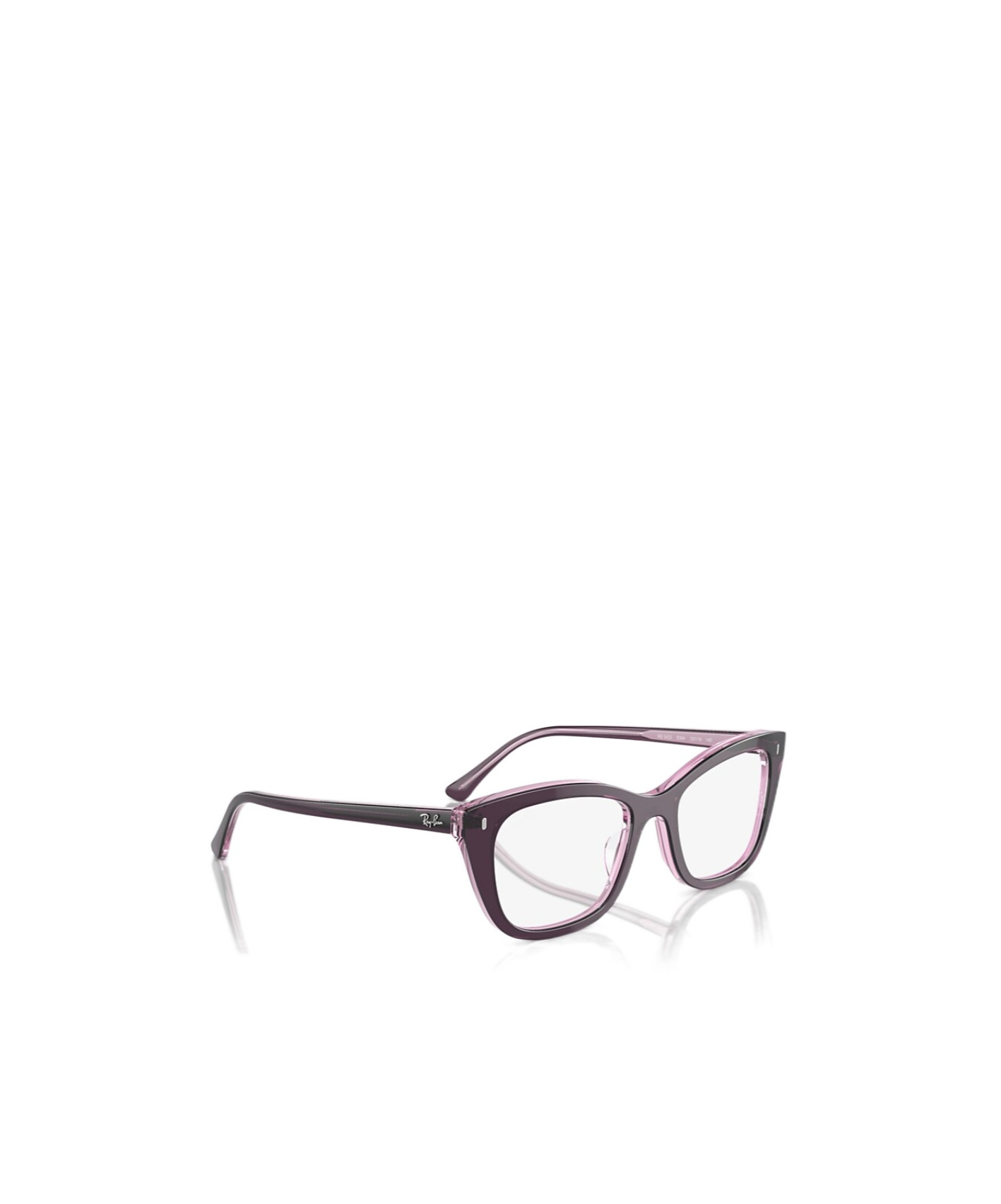 Ray Ban Full-frame Plain Mirror In Burgundy