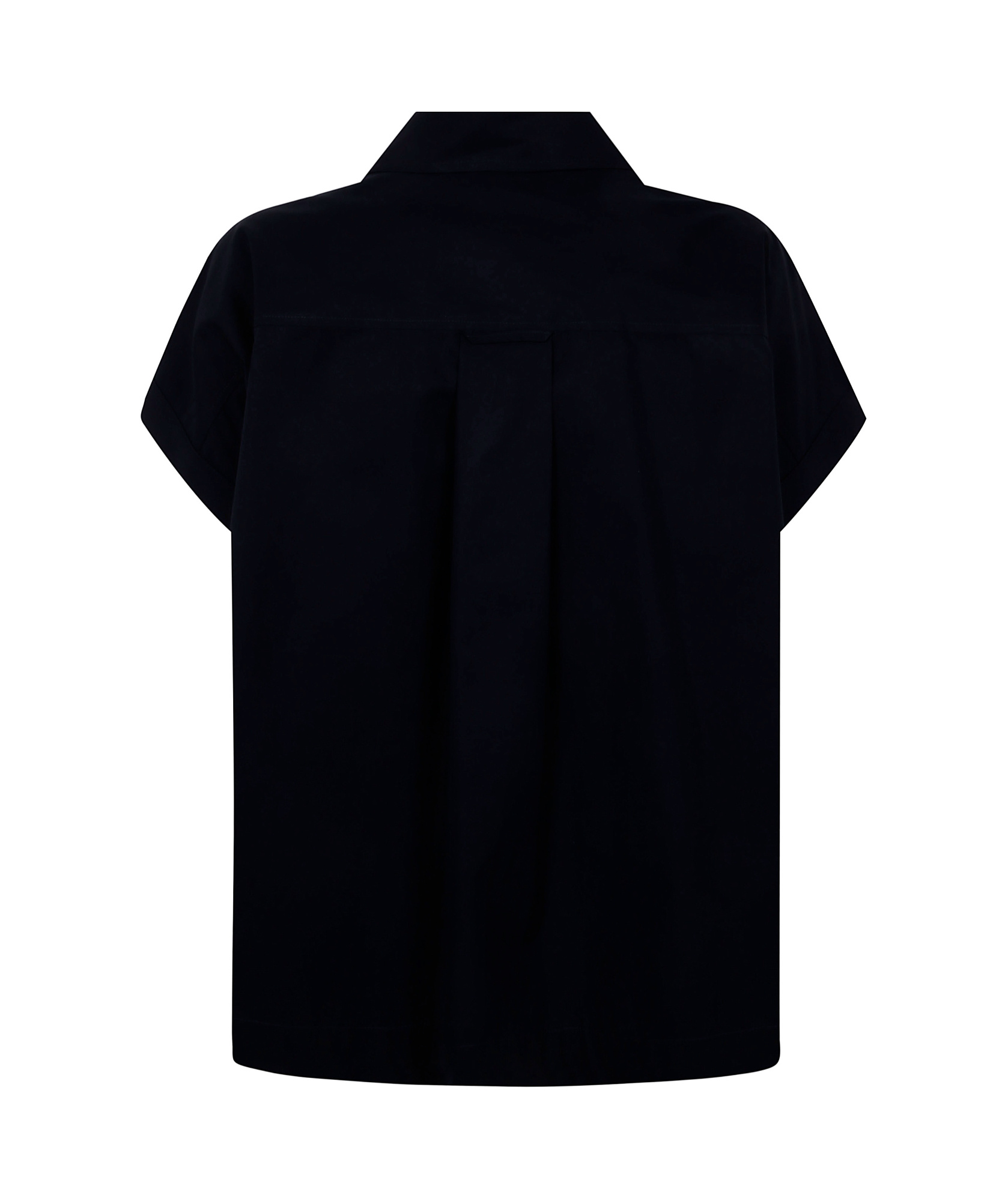 Aspesi Shirt Neck Top In Black