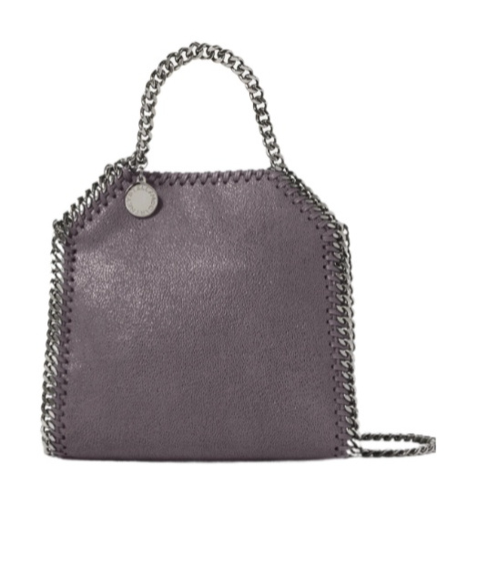 Stella Mccartney Falabella Tiny Crossbody Bag In Brown