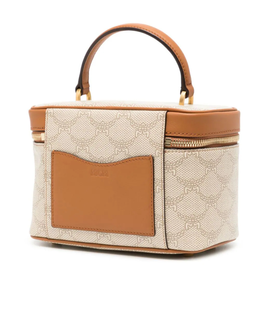 Mcm Small Himmel Vanity Crossbody Bag In Nude