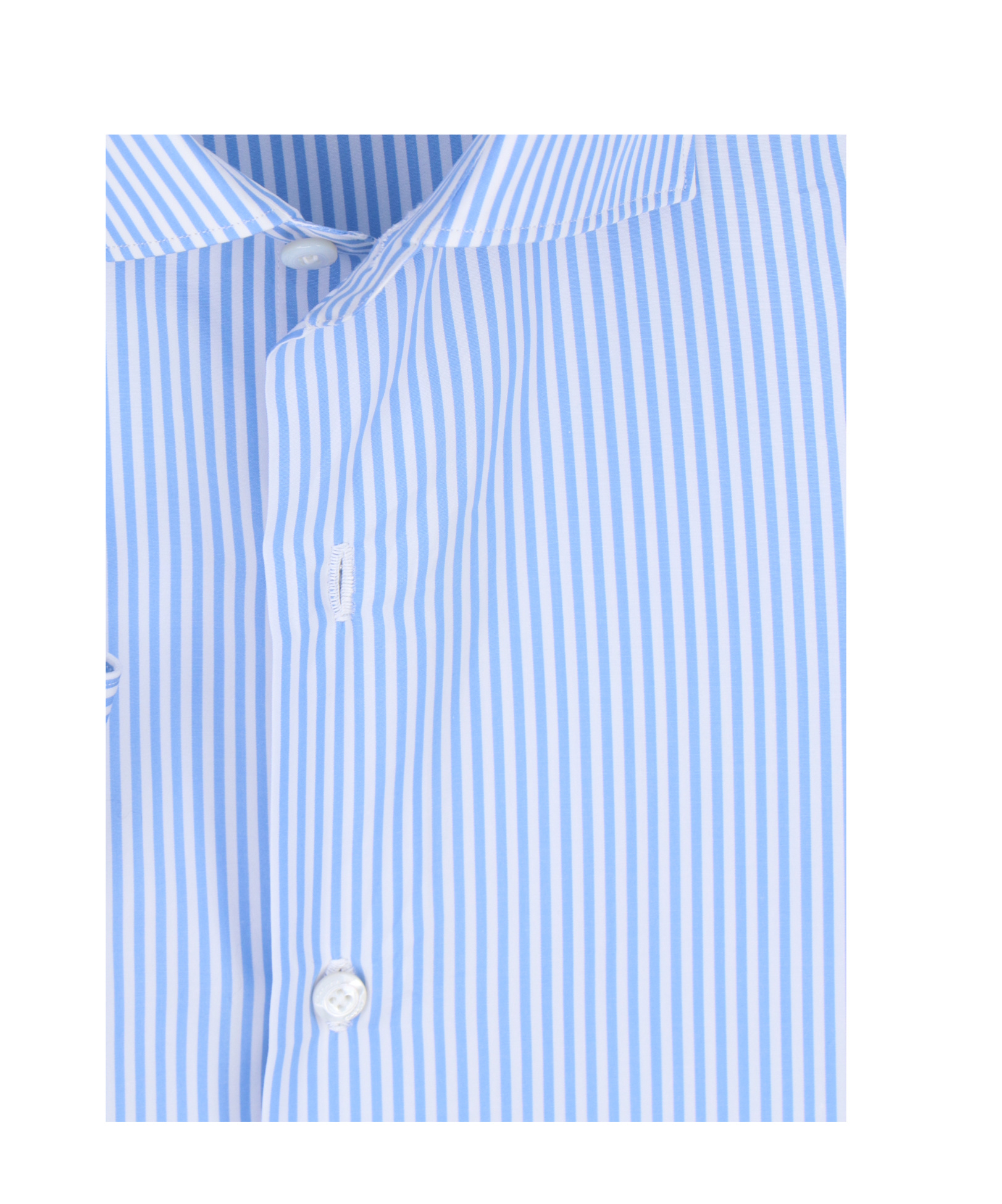Finamore 1925 Napoli Long-sleeved Shirt In Blue