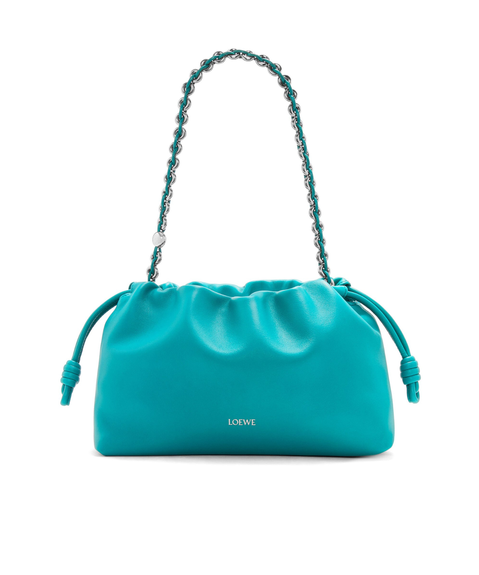 Loewe Medium Logo Shoulder Bag In Green