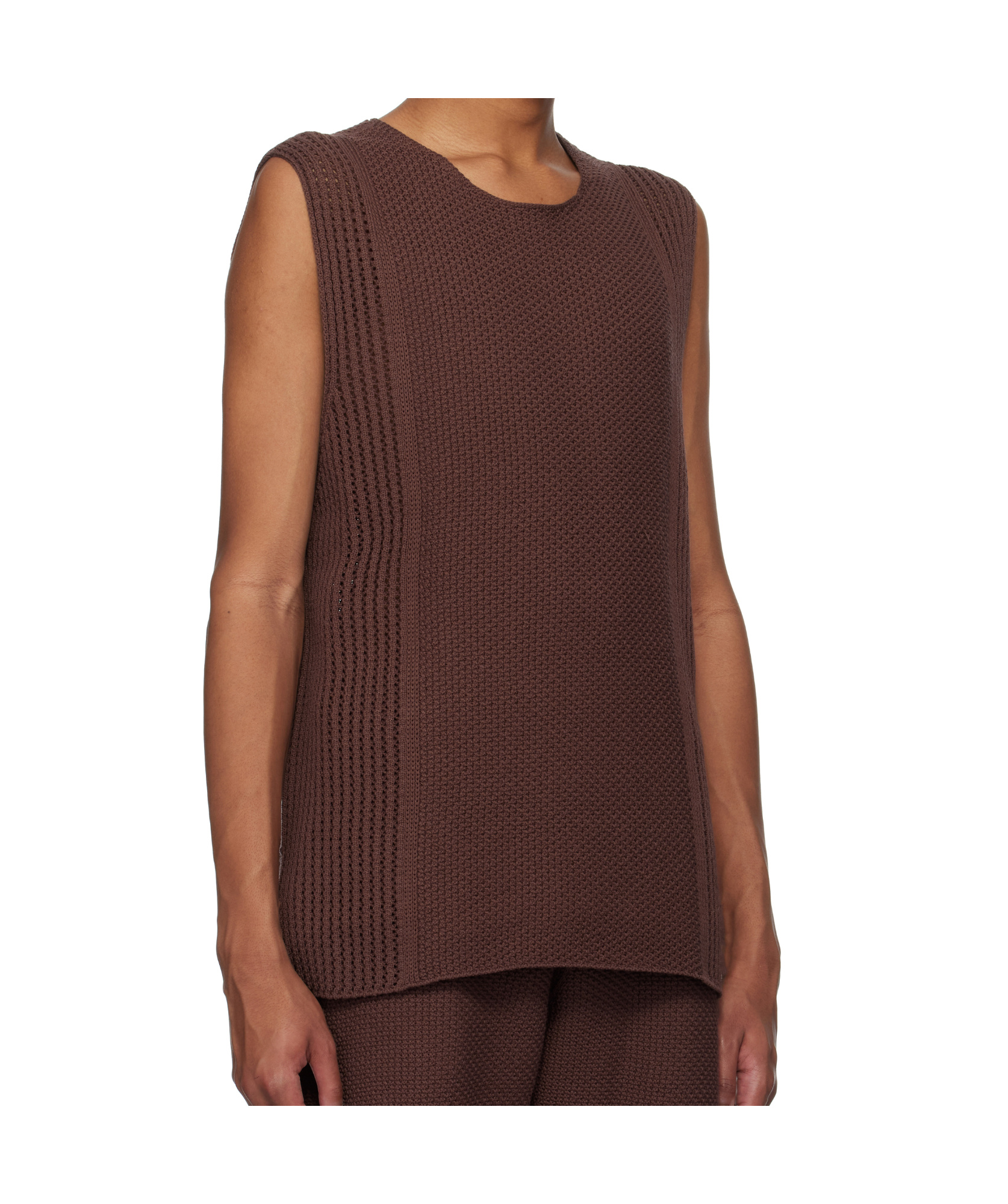 ISSEY MIYAKE RUSTIC KNIT VEST