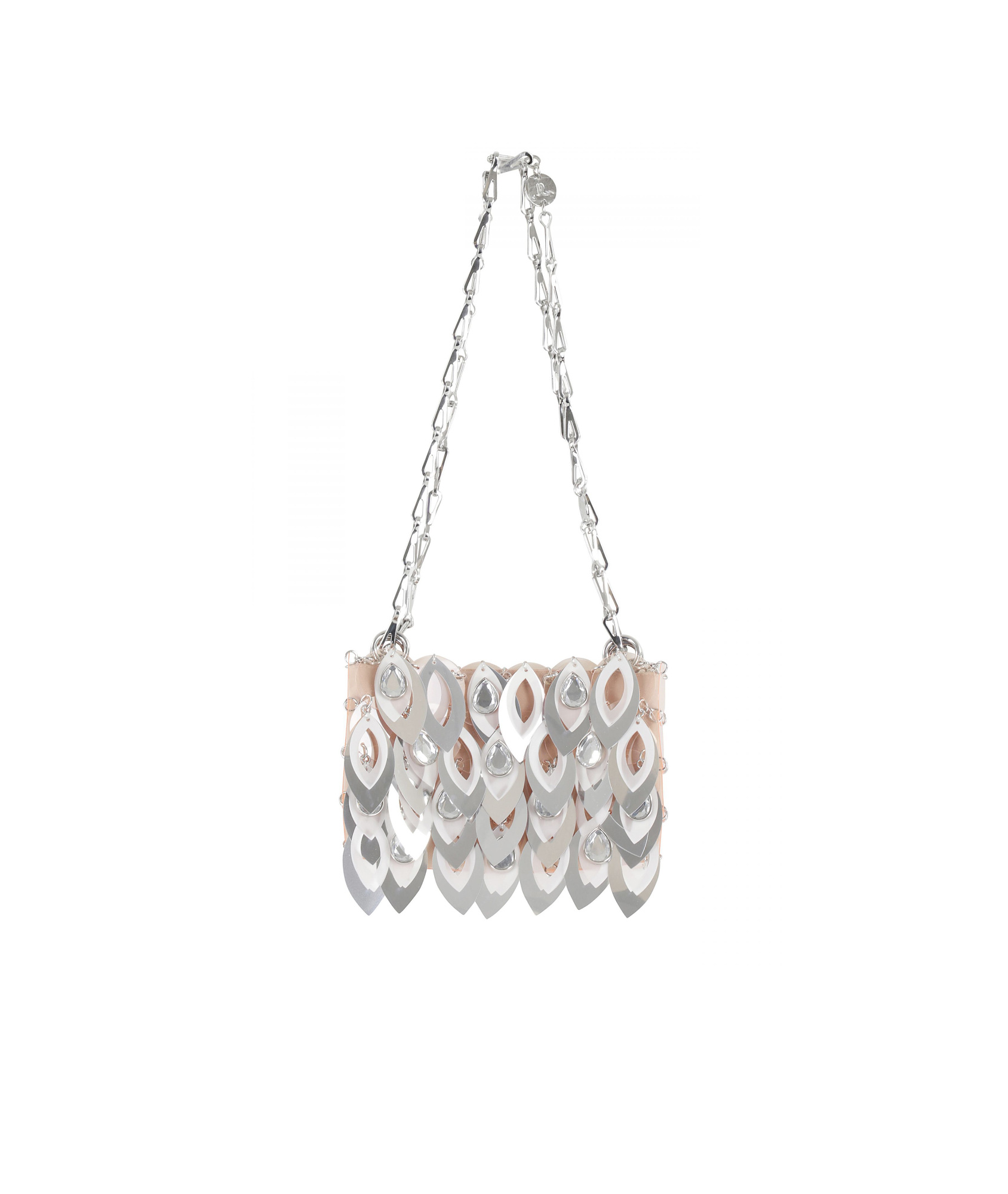 Rabanne Nano Teardrop Bag In Light Pink