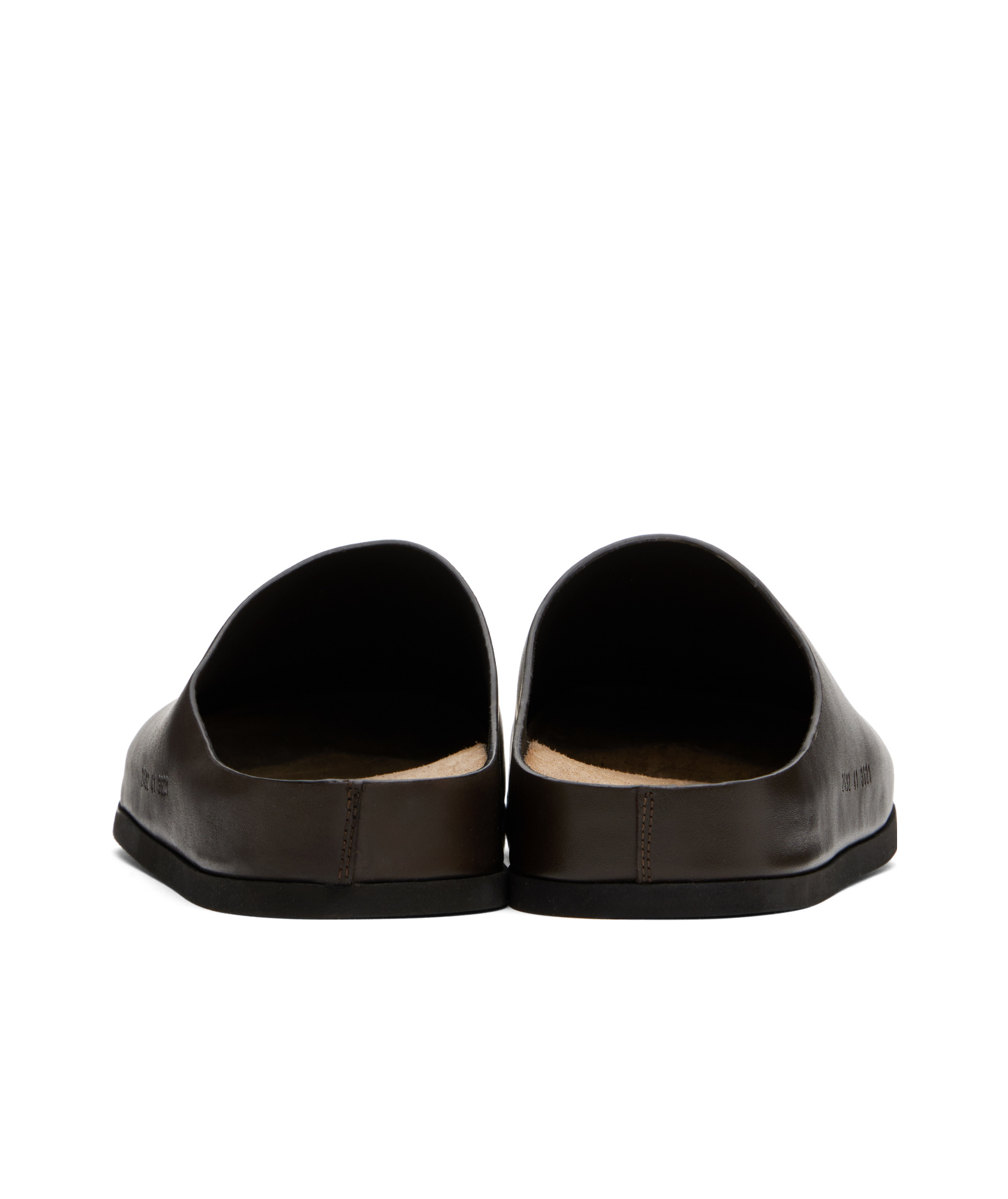 Common Projects Men's Leather Clogs In Black