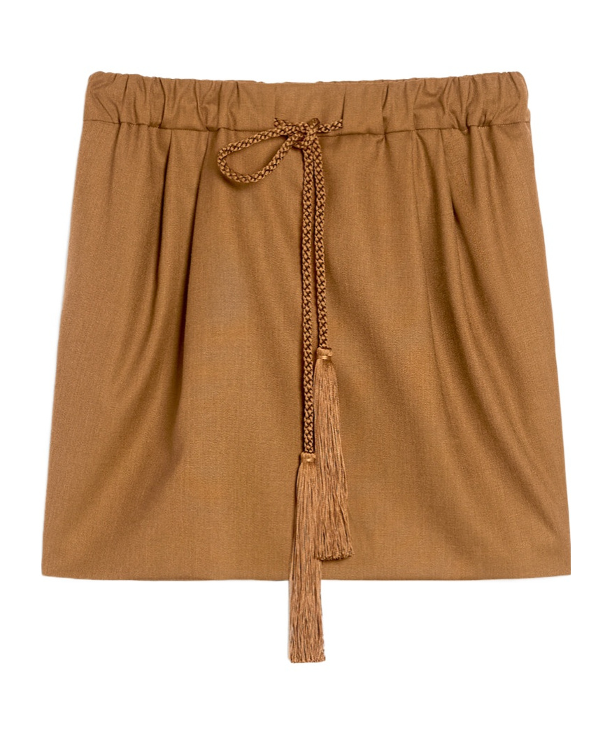 Max Mara Women's Tabarin Skirt Tobacco | Size 38 | 2511101031600014 In Brown
