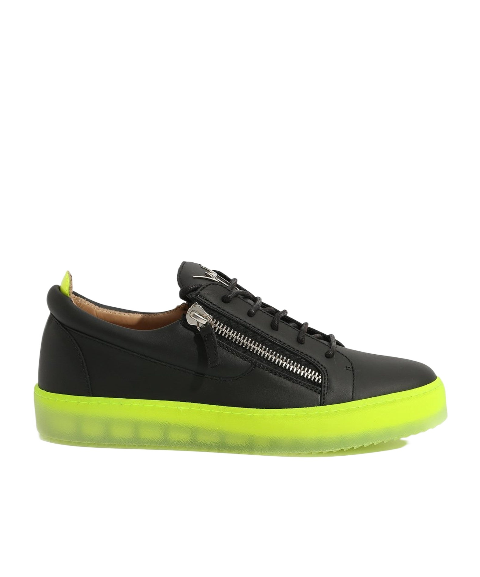 Giuseppe Zanotti Low-top Sneakers May Lond. Calfskin In Black