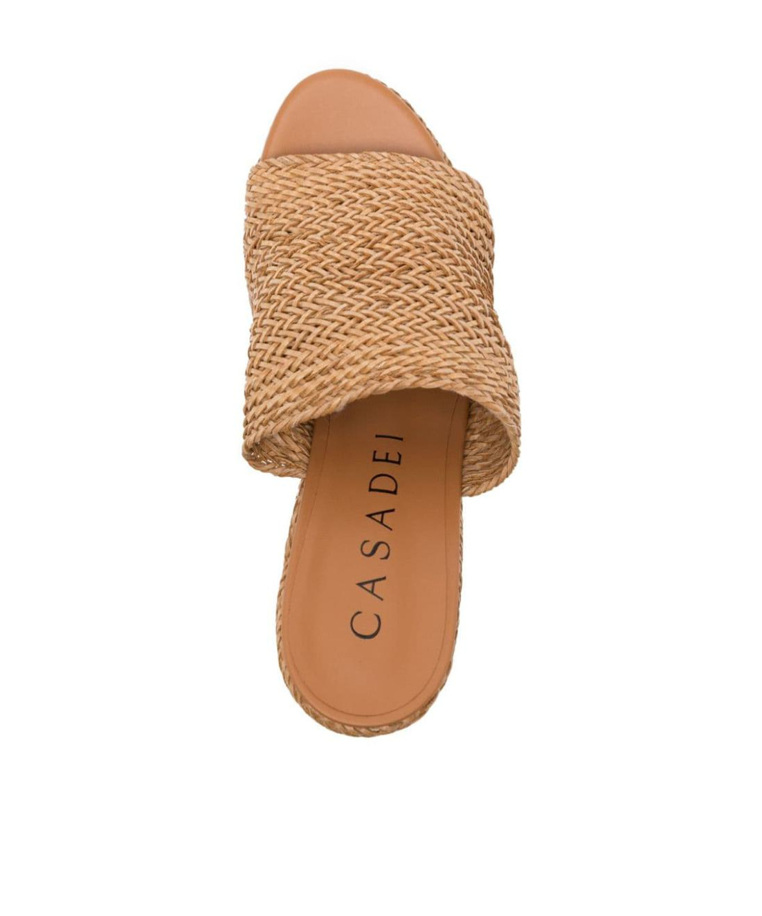 Casadei Twiga 120mm Wedge Mules In Nude