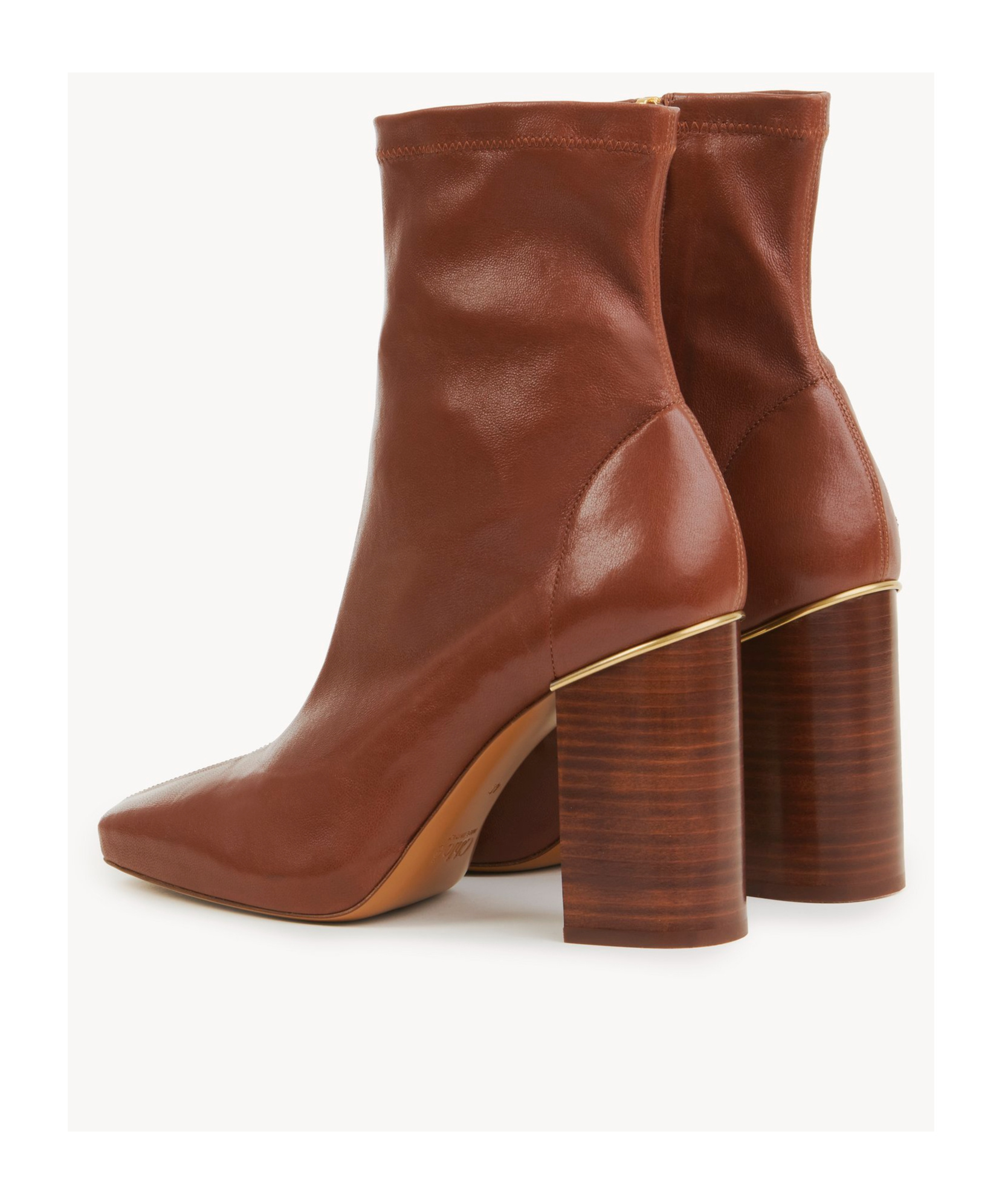 Chloé 95mm Ambre Boots In Brown