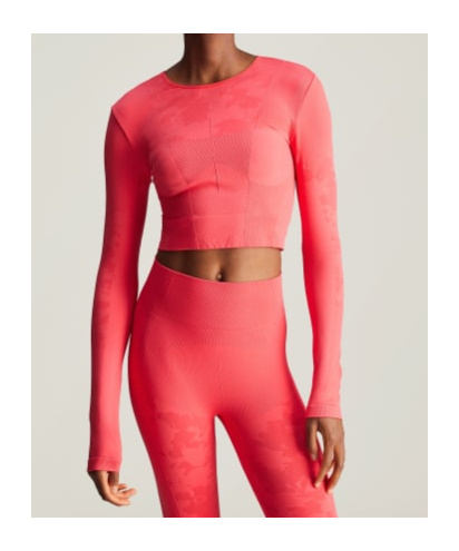 Shop Adidas By Stella Mccartney Cut-out Back Sports Top In Pink