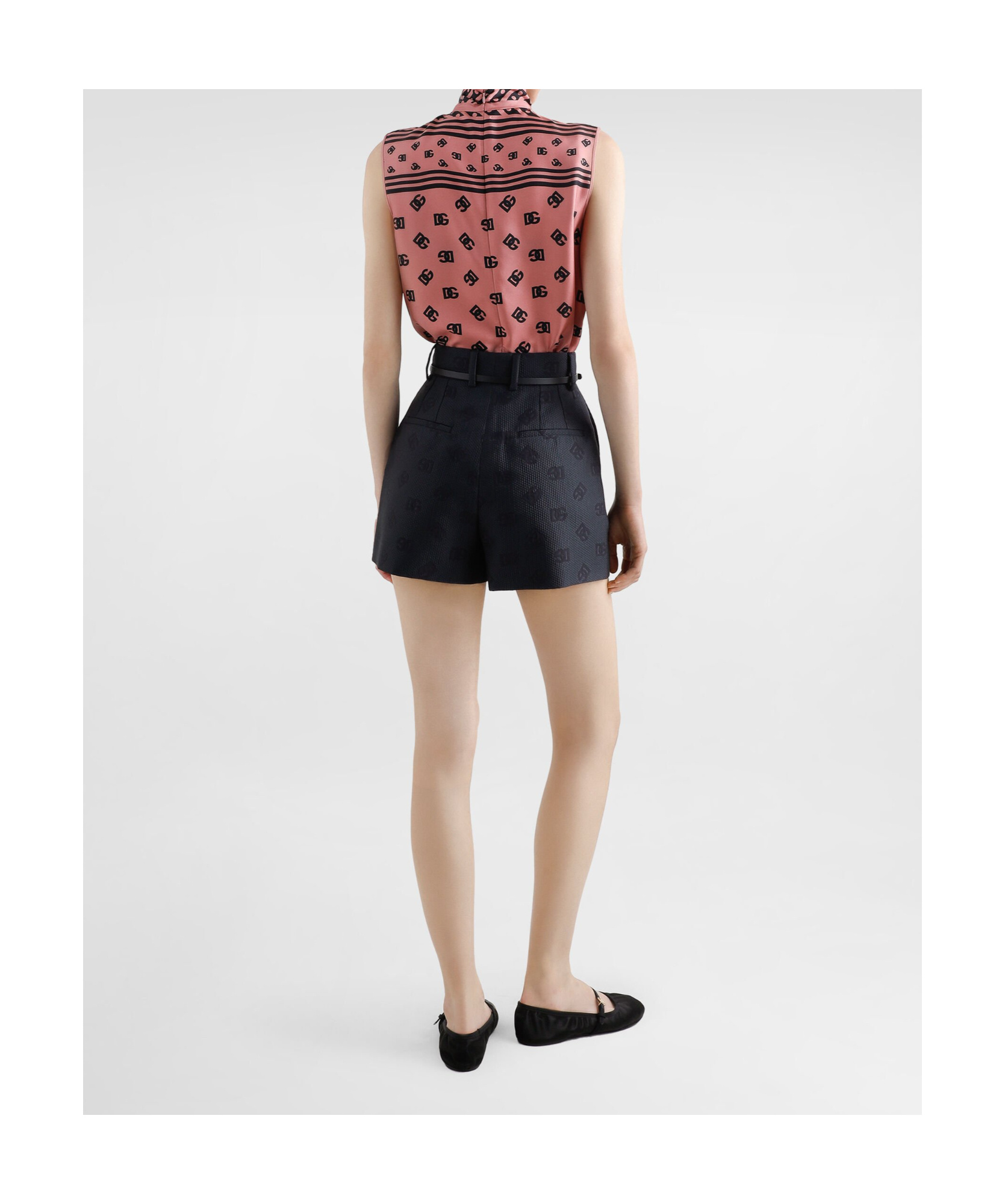 Dolce & Gabbana Sleeveless Shirt In Pink