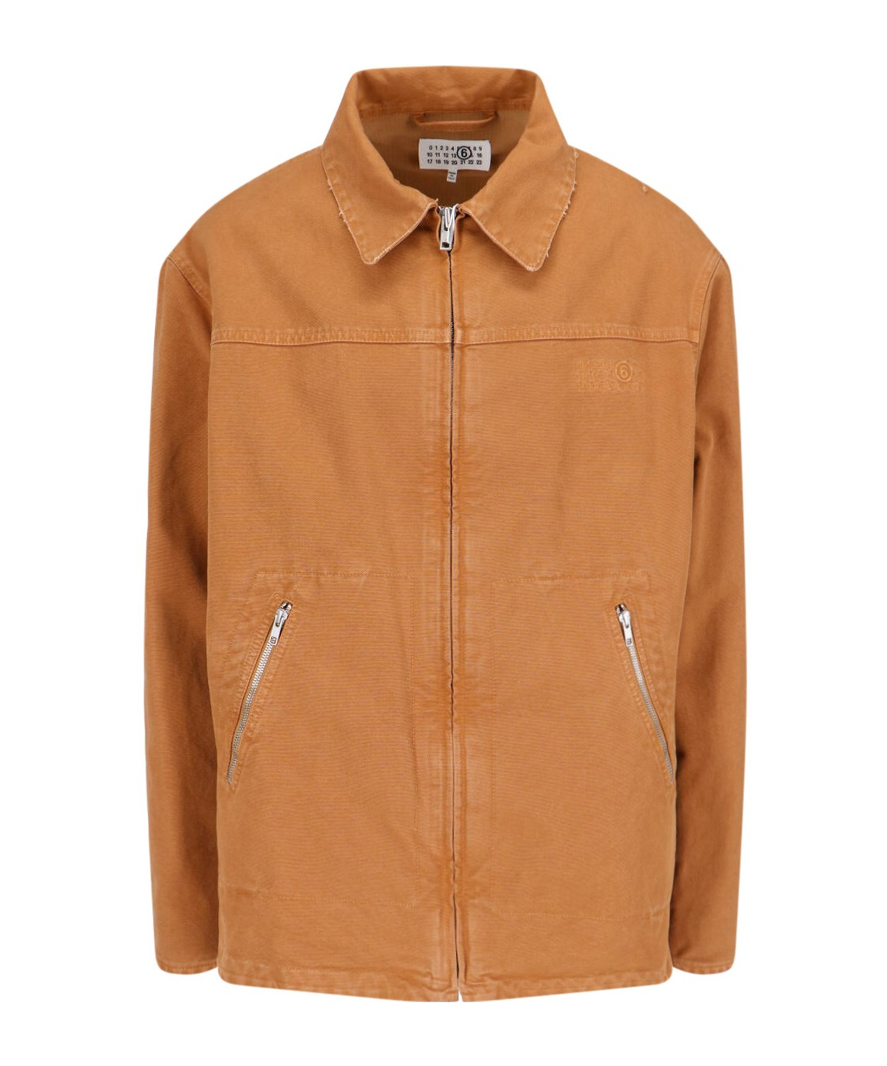Mm6 Maison Margiela Cotton Canvas Jacket In Multi