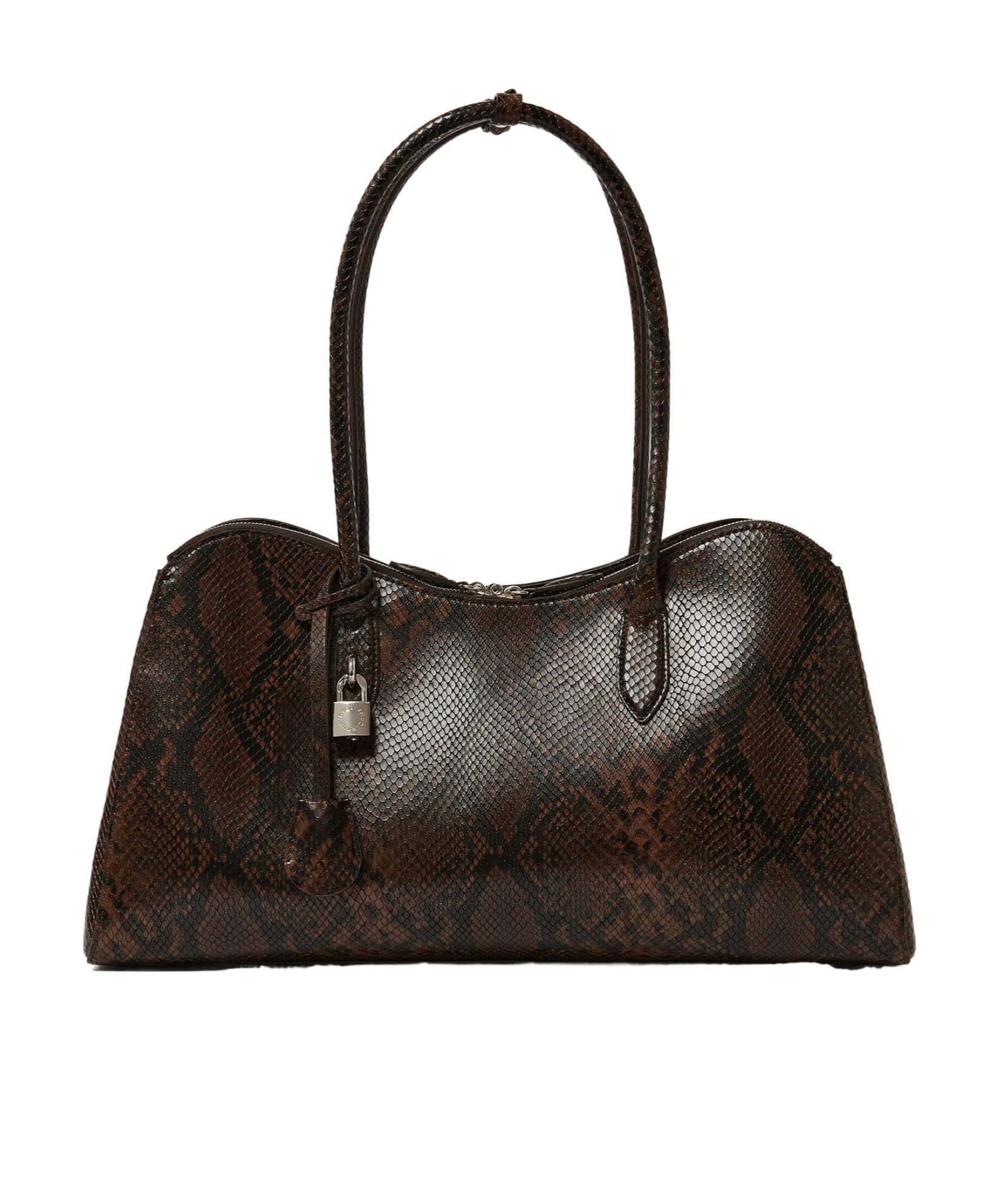 Stella Mccartney Double Handle Handbag In Brown