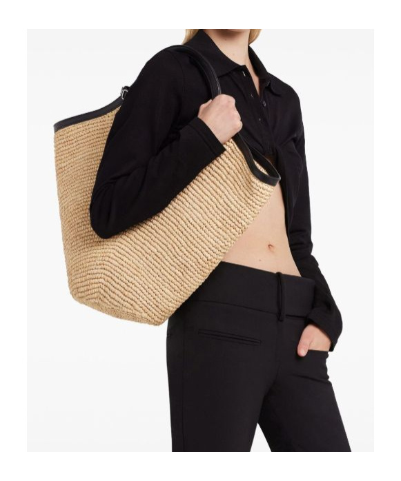 Shop Courrèges Maxy Holy Tote Bag In Natural