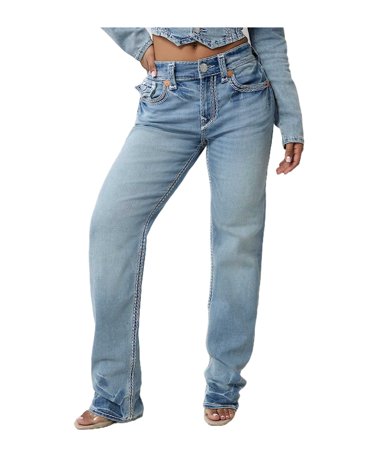 TRUE RELIGION RICKI SUPER QT RELAXED JEAN 