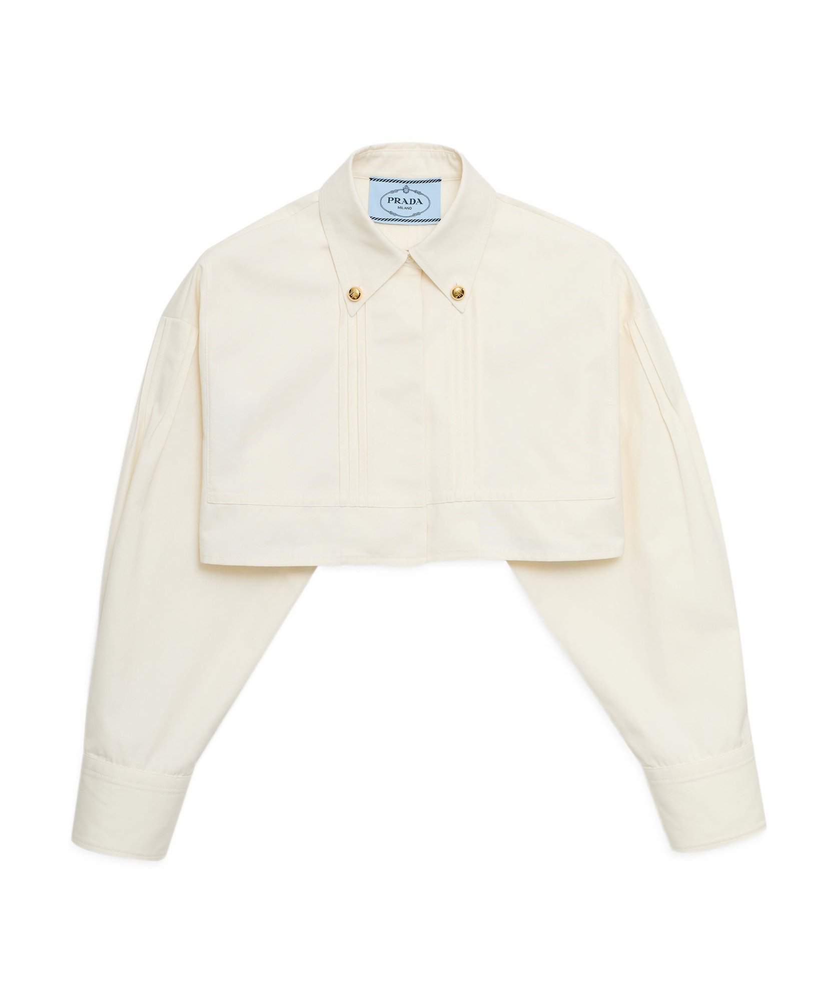 Shop Prada Short Casual Jacket In White