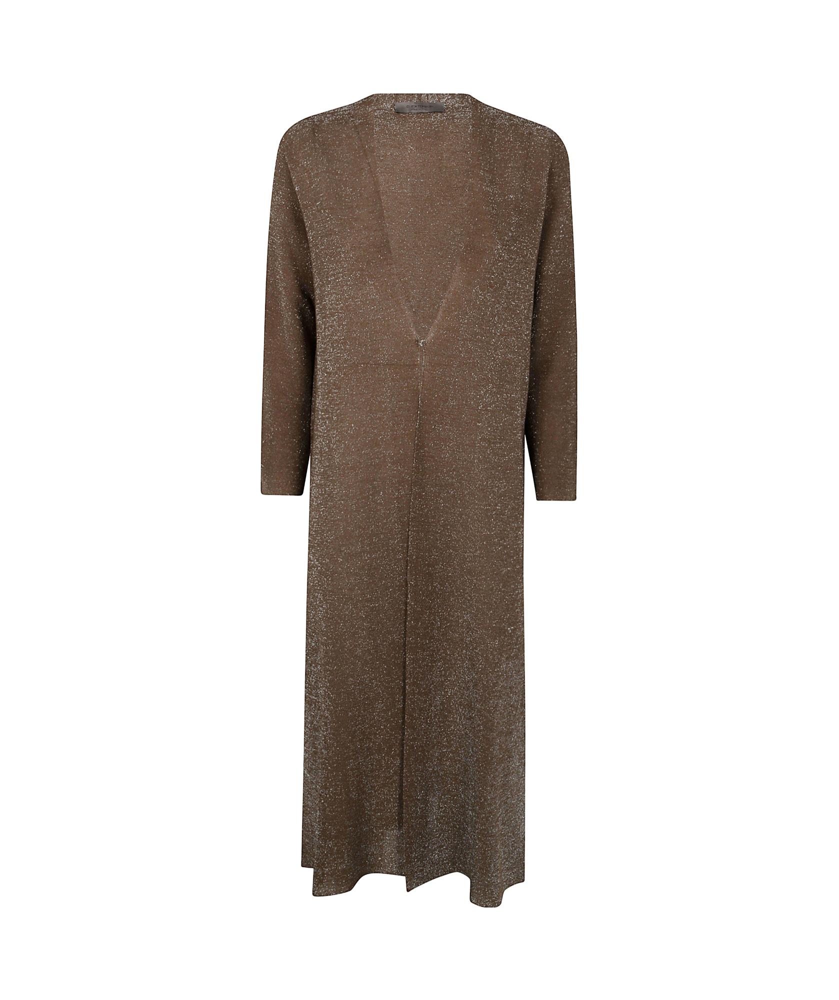 D Exterior D.exterior Long Knit Cardigan In Green