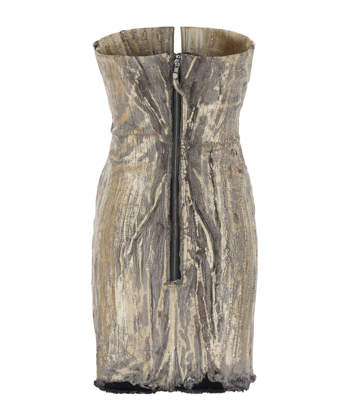 Rick Owens Strapless Dress In Nude