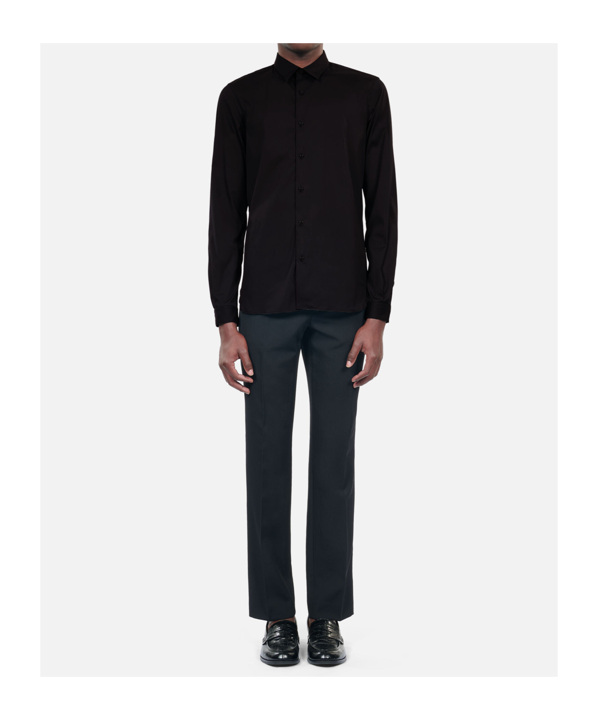 The Kooples Long-sleeved Shirt In Black
