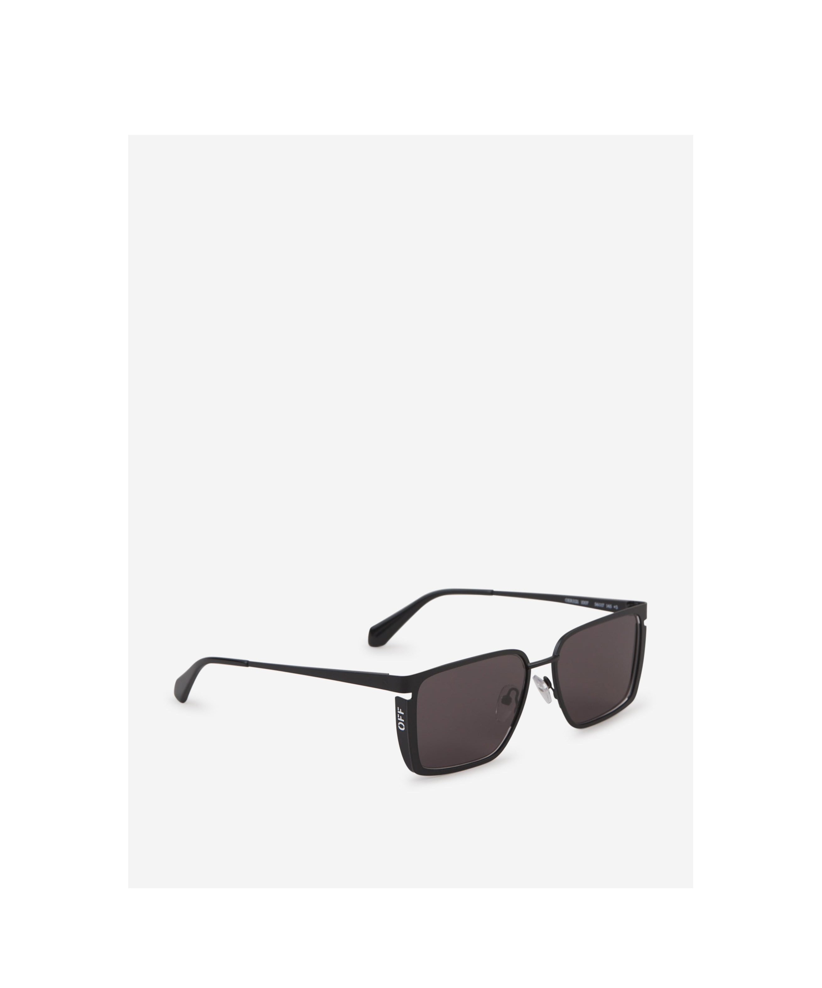 Off-white Yoder Rectangle-frame Sunglasses In Black