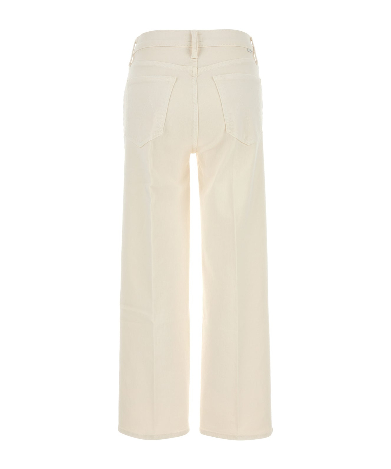 Mother Stretch Denim The Rambler Trousers In Nude