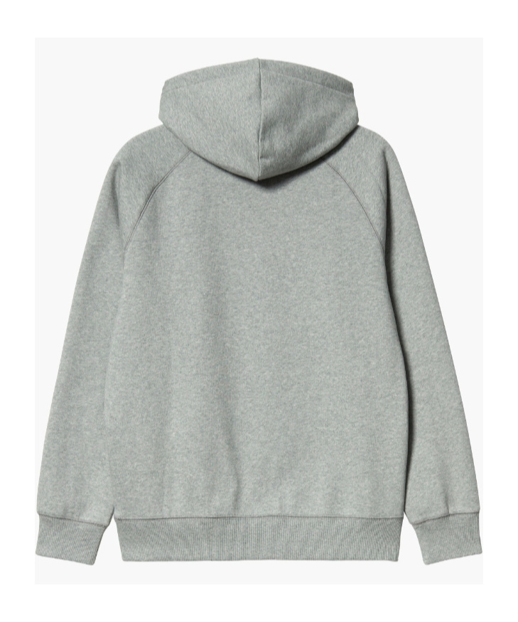 Carhartt Faded-effect Cotton Hoodie In Gray