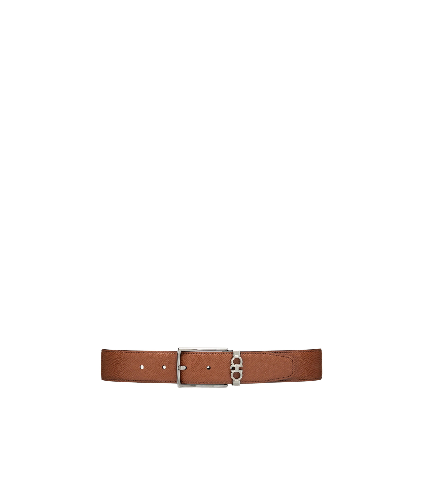 Ferragamo Mini Gancini Buckle Belt In Black