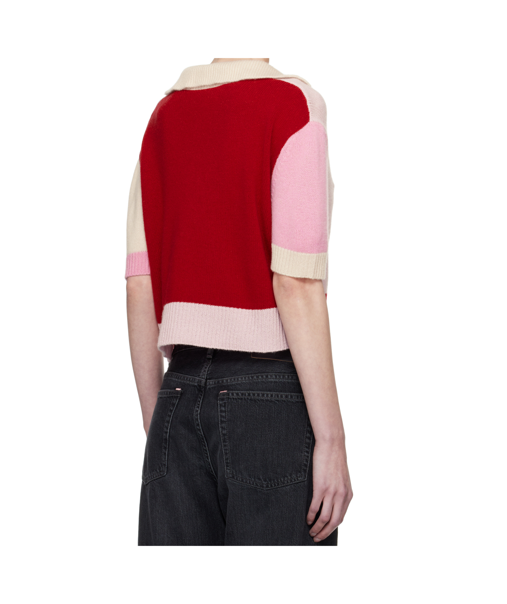 Marni Cropped Sweater In Nude