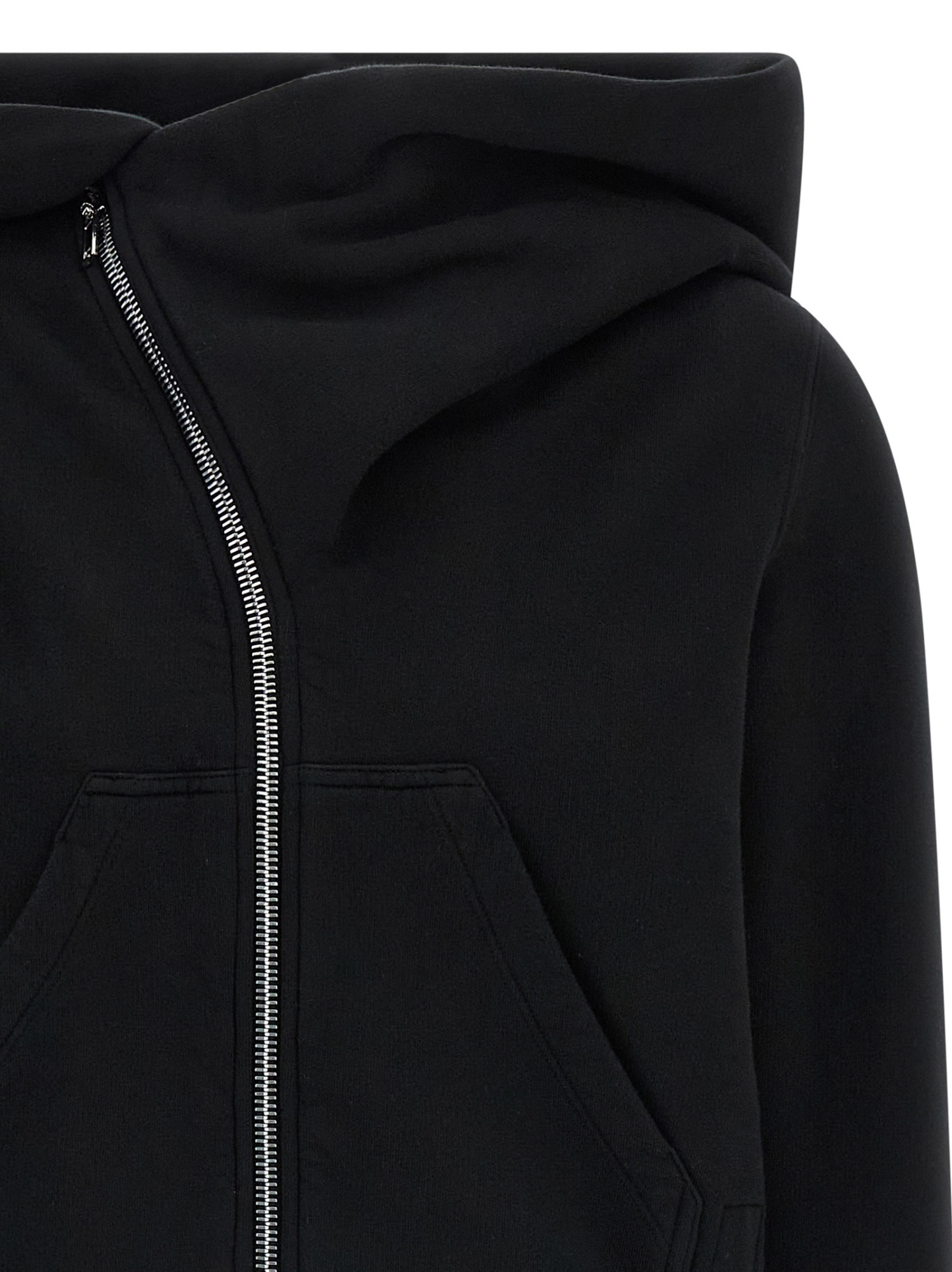Rick Owens Drkshdw Black Hollywood Mountain Sweatshirt In Black