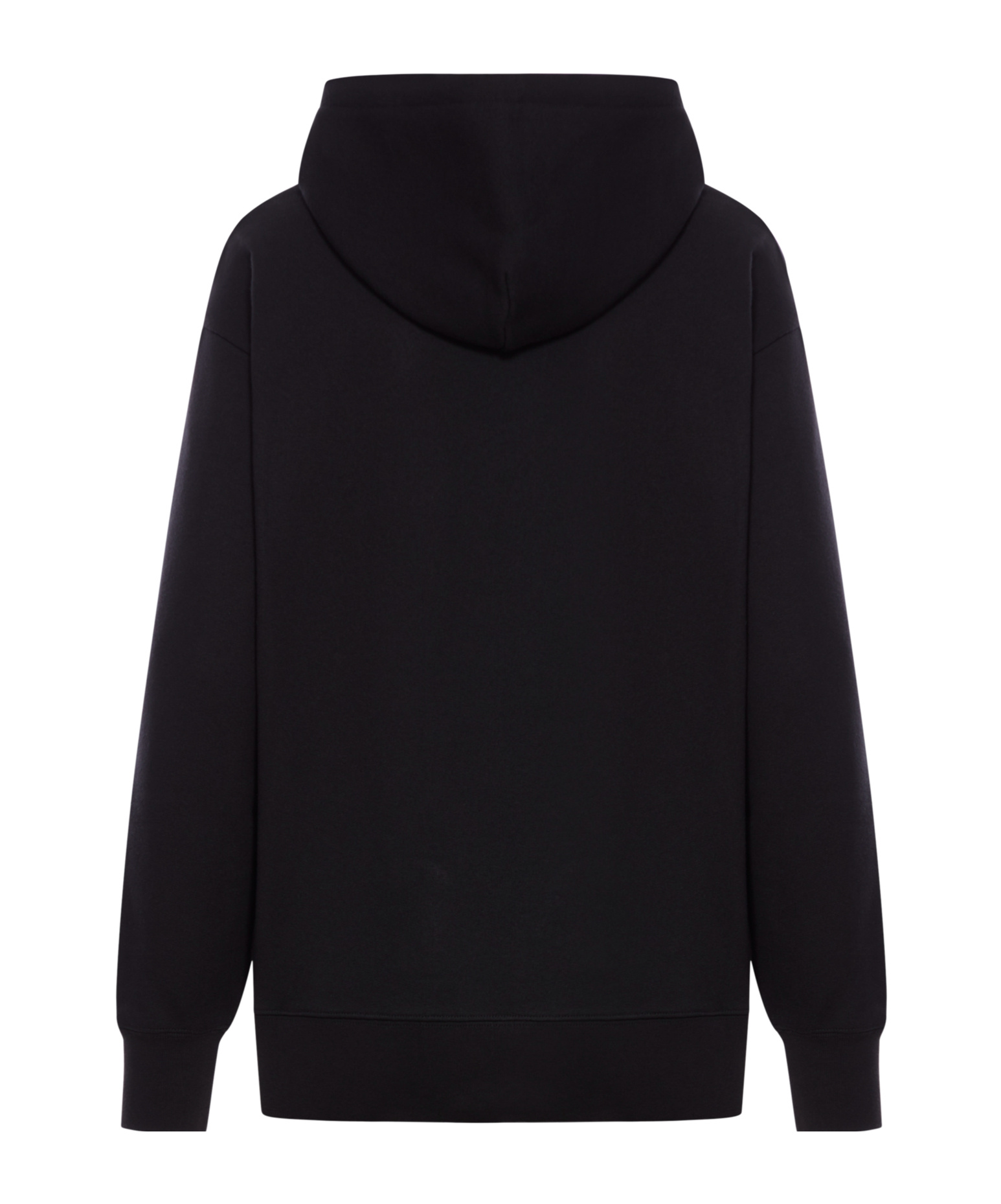 Valentino Garavani Cotton Hoodie With Print In Black