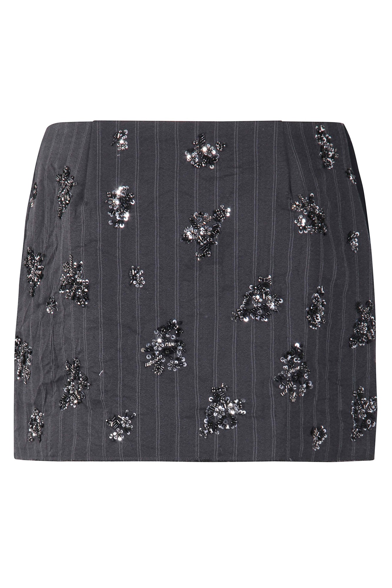 Simkhai Blaire Mini Skirt In Gray