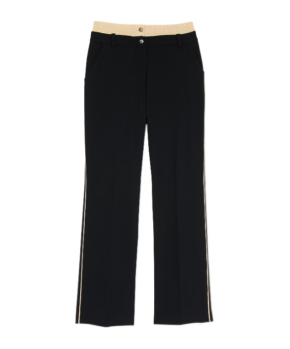 Bash Wide-leg Pants In Black