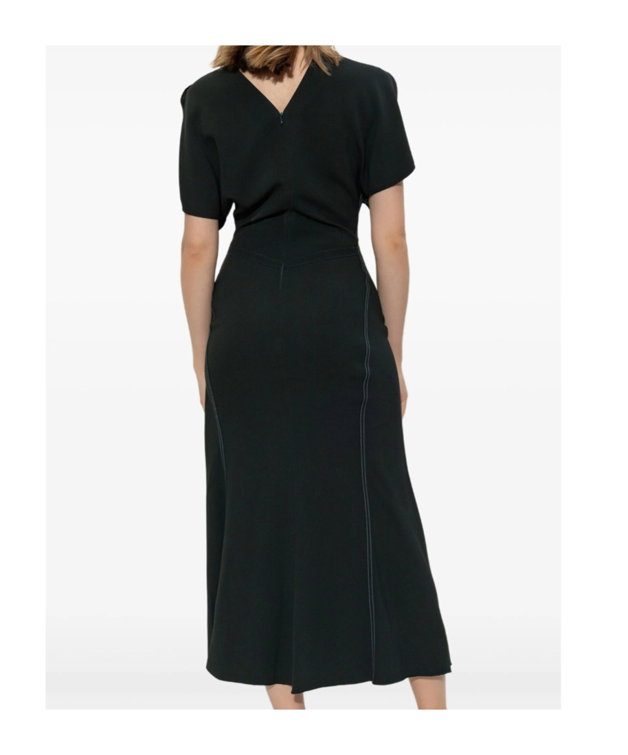 Shop Victoria Beckham Drape Detail Dress