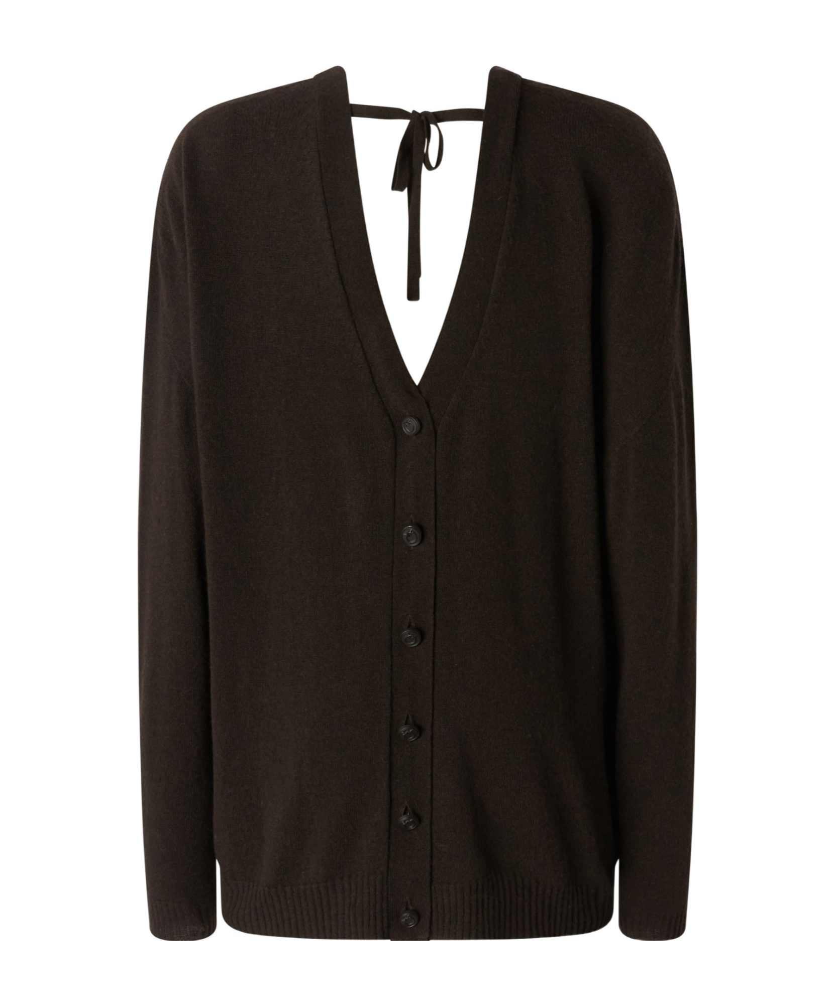Pinko V-neck Cardigan In Black