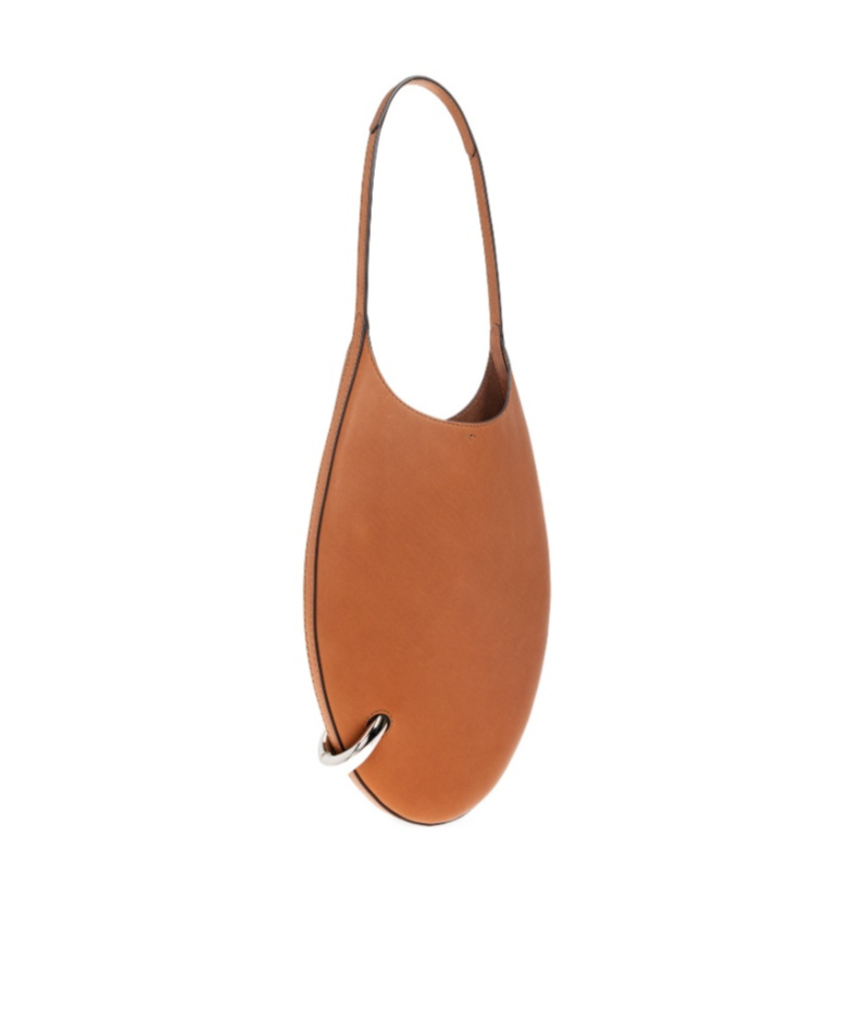 Tory Burch Small Pierced Shoulder Bag In Brown