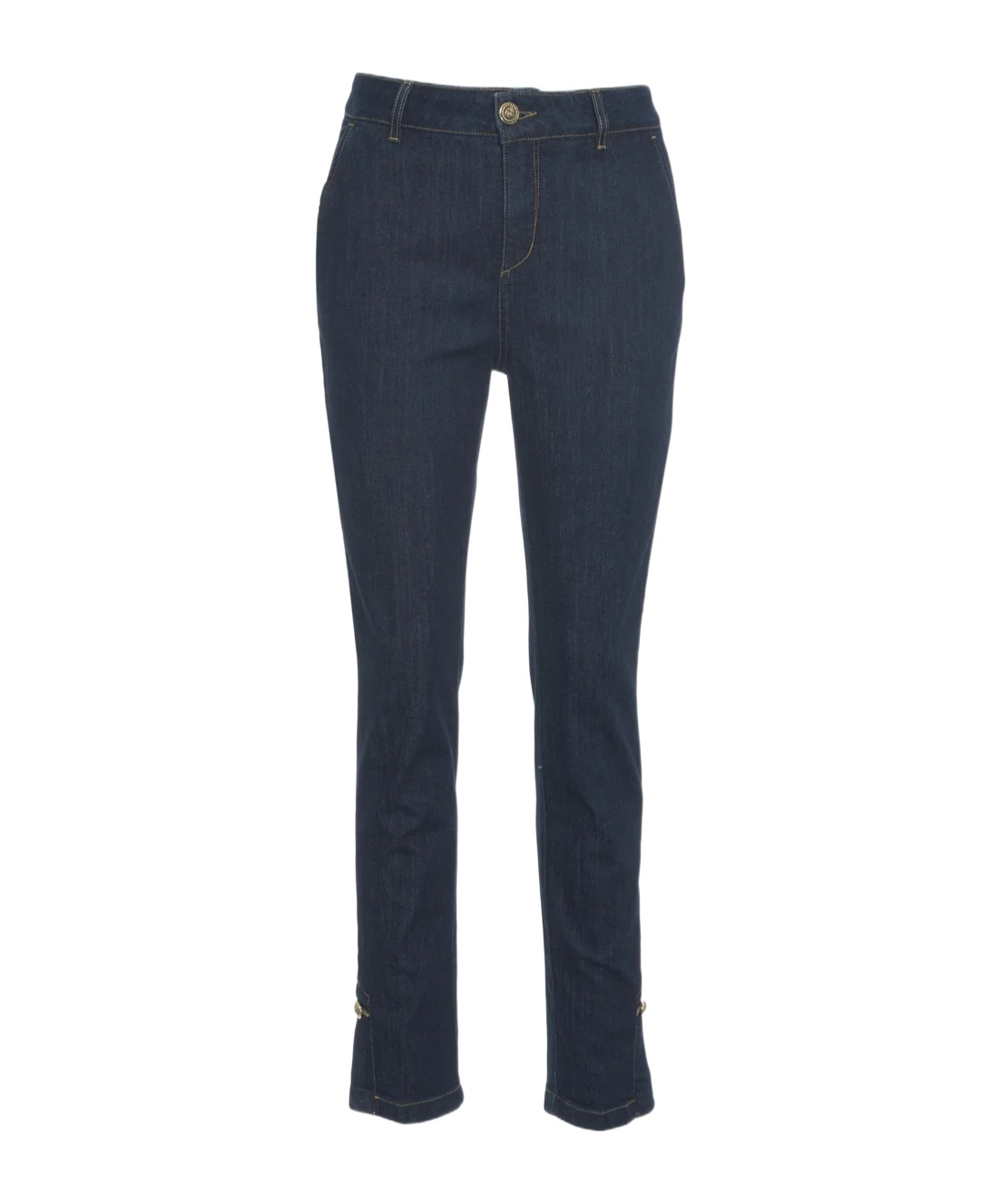 Liu •jo Logo Detail Wrangler Jeans In Black