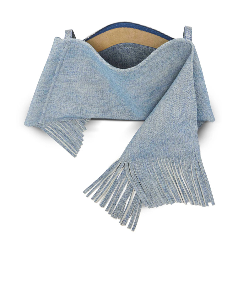 Jw Anderson Medium Scarf Shoulder Bag In Gray