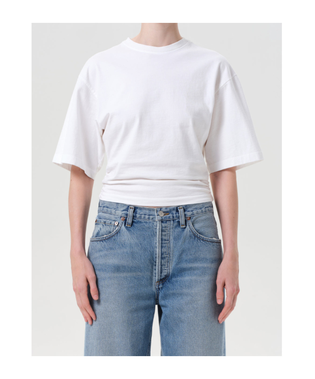 Agolde Shari Tee In White
