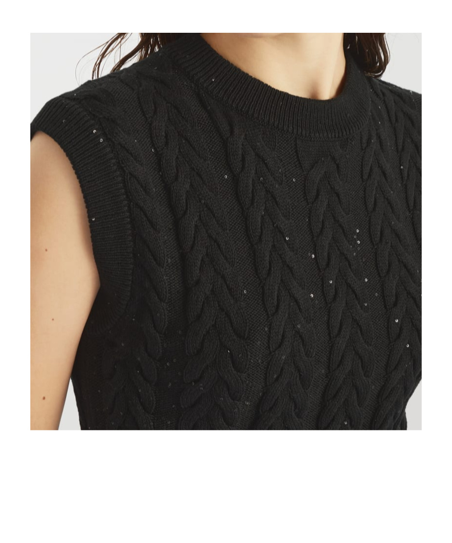 Shop Brunello Cucinelli Dazzling Vest In Black