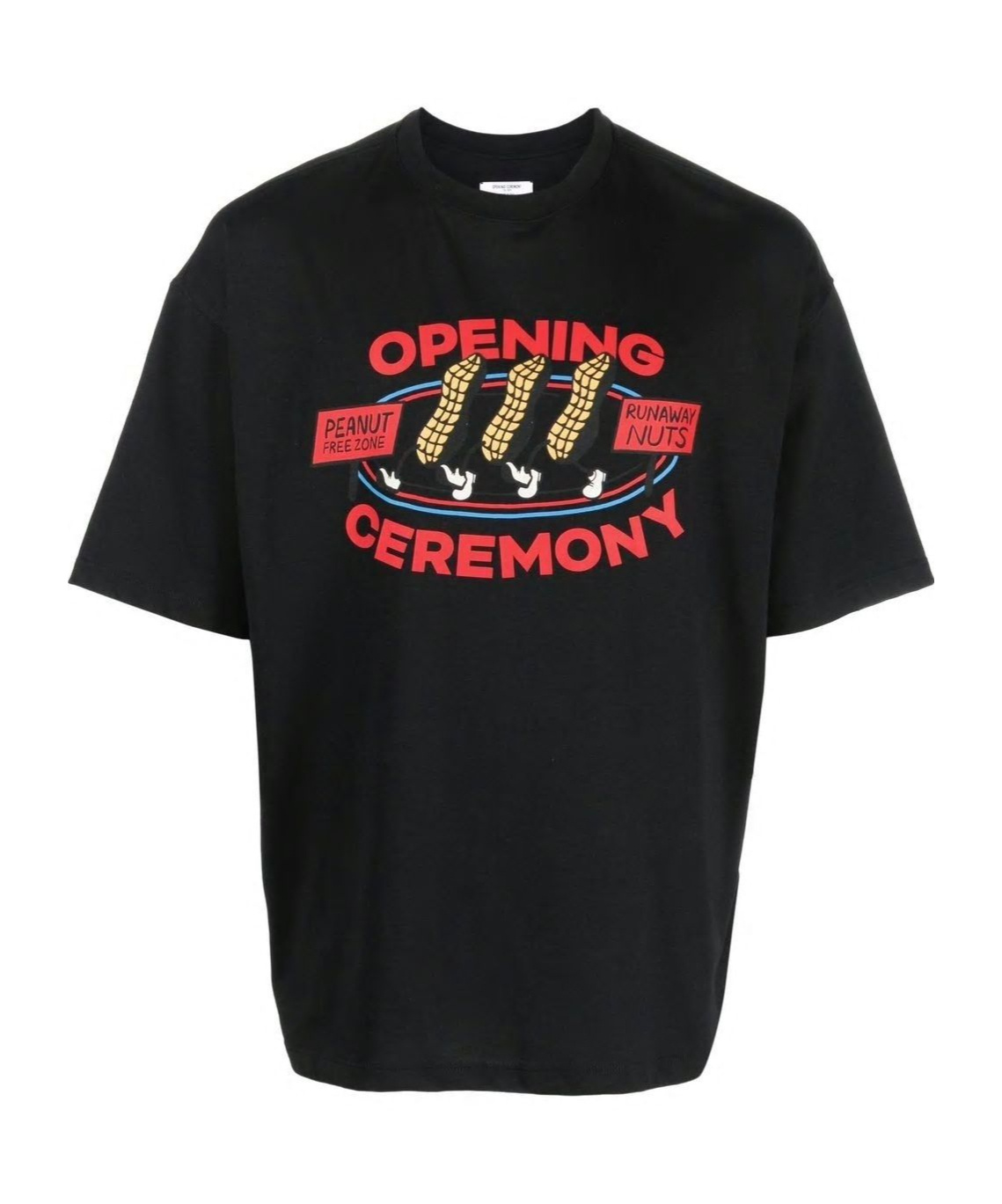 Opening Ceremony Man T-shirt Black Size M Organic Cotton In Black