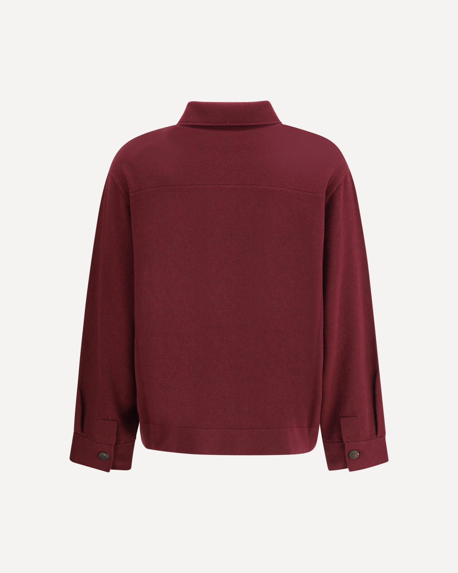 Brunello Cucinelli Wraparound Wool Cashmere Cardigan With Patch Pockets