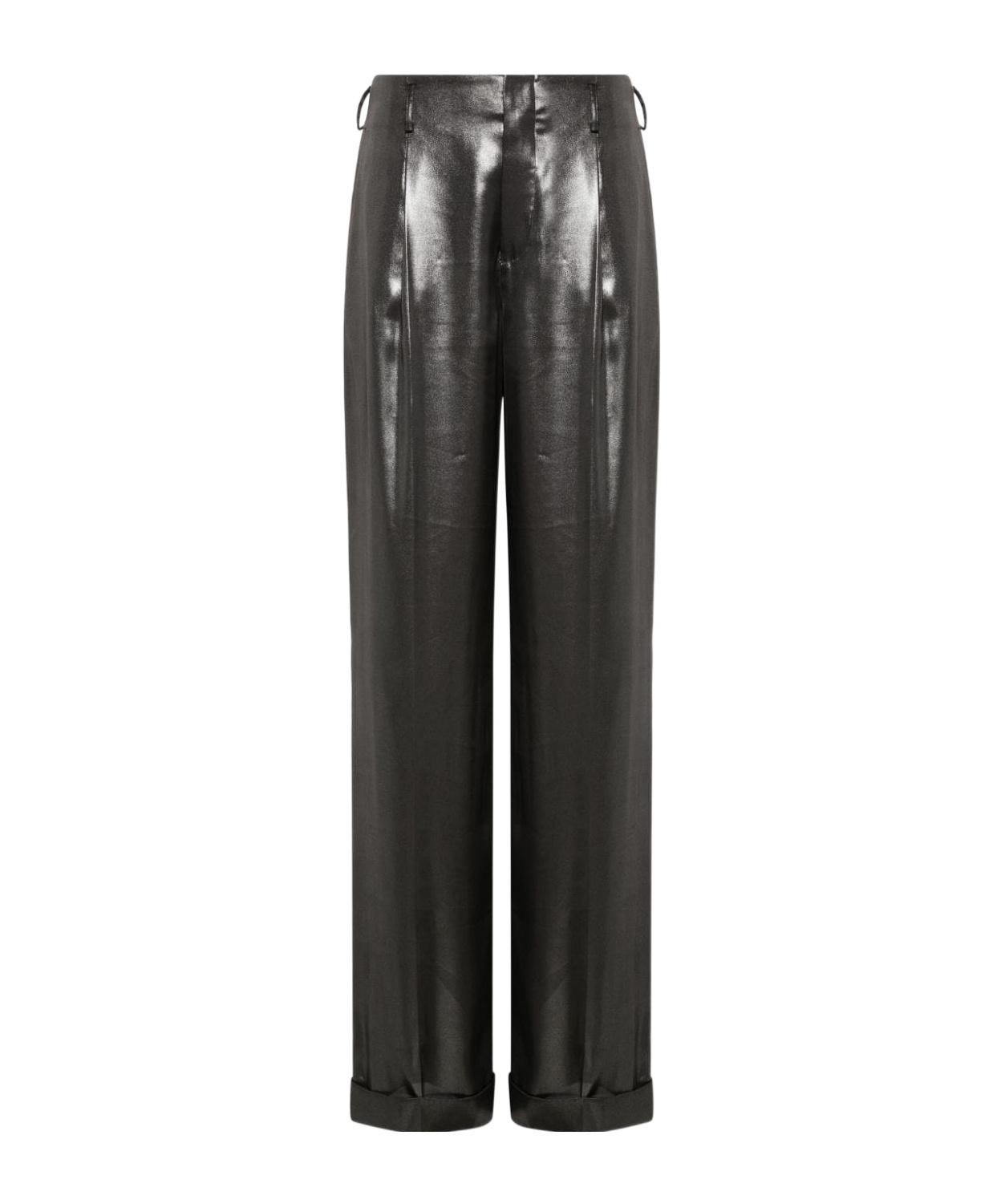 Polo Ralph Lauren Weite Acklie Hose Mit Falten In Black