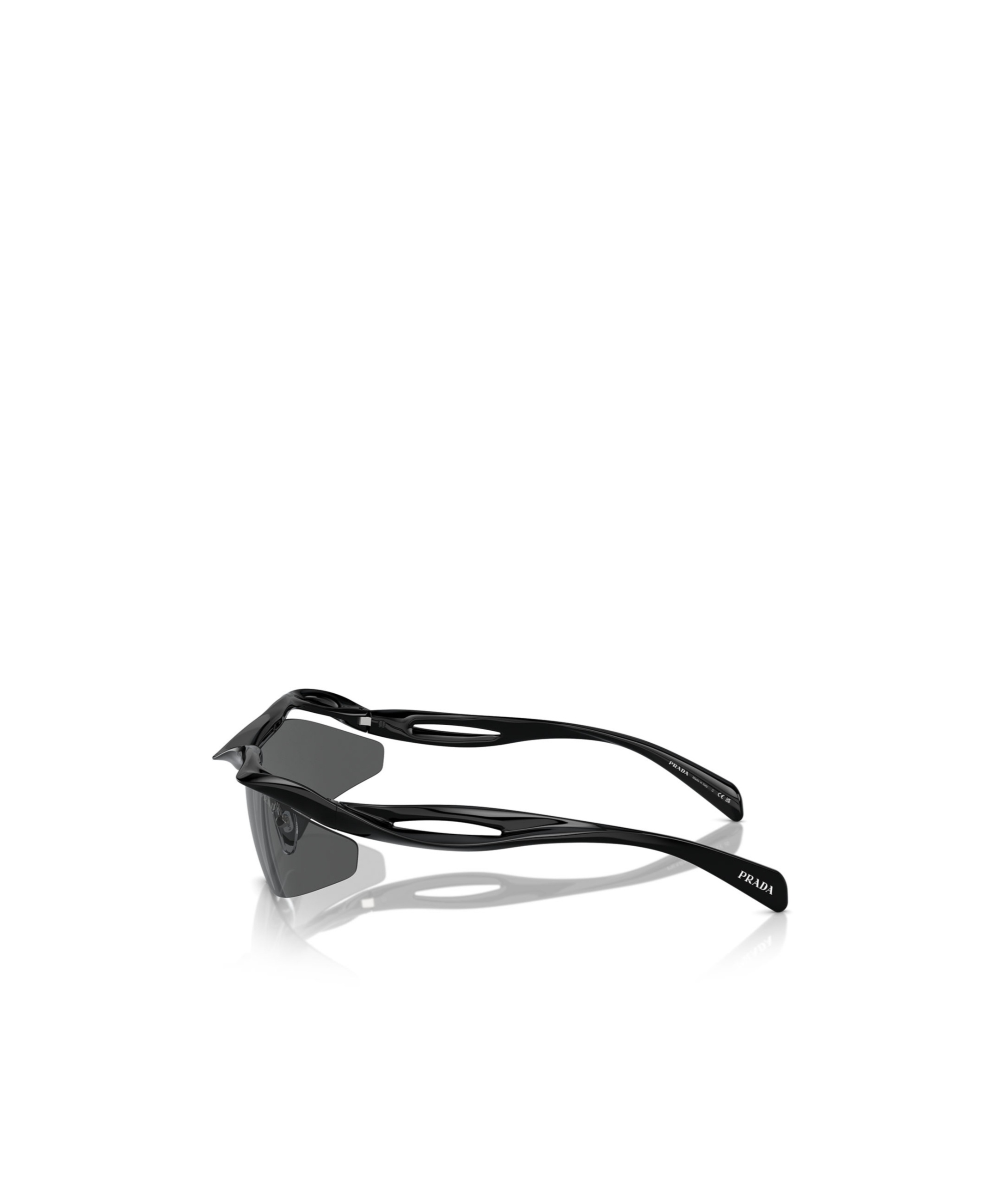 Prada Womens Black Pr A25s Cat-eye Acetate Sunglasses In Gray