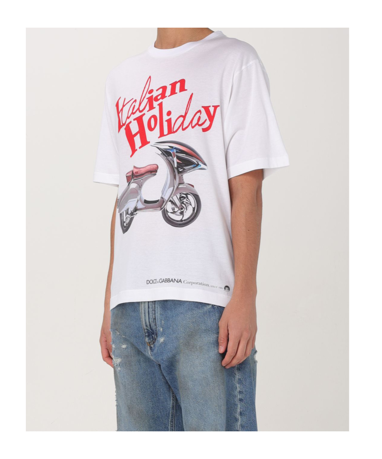Dolce & Gabbana Short-sleeved T-shirt In White