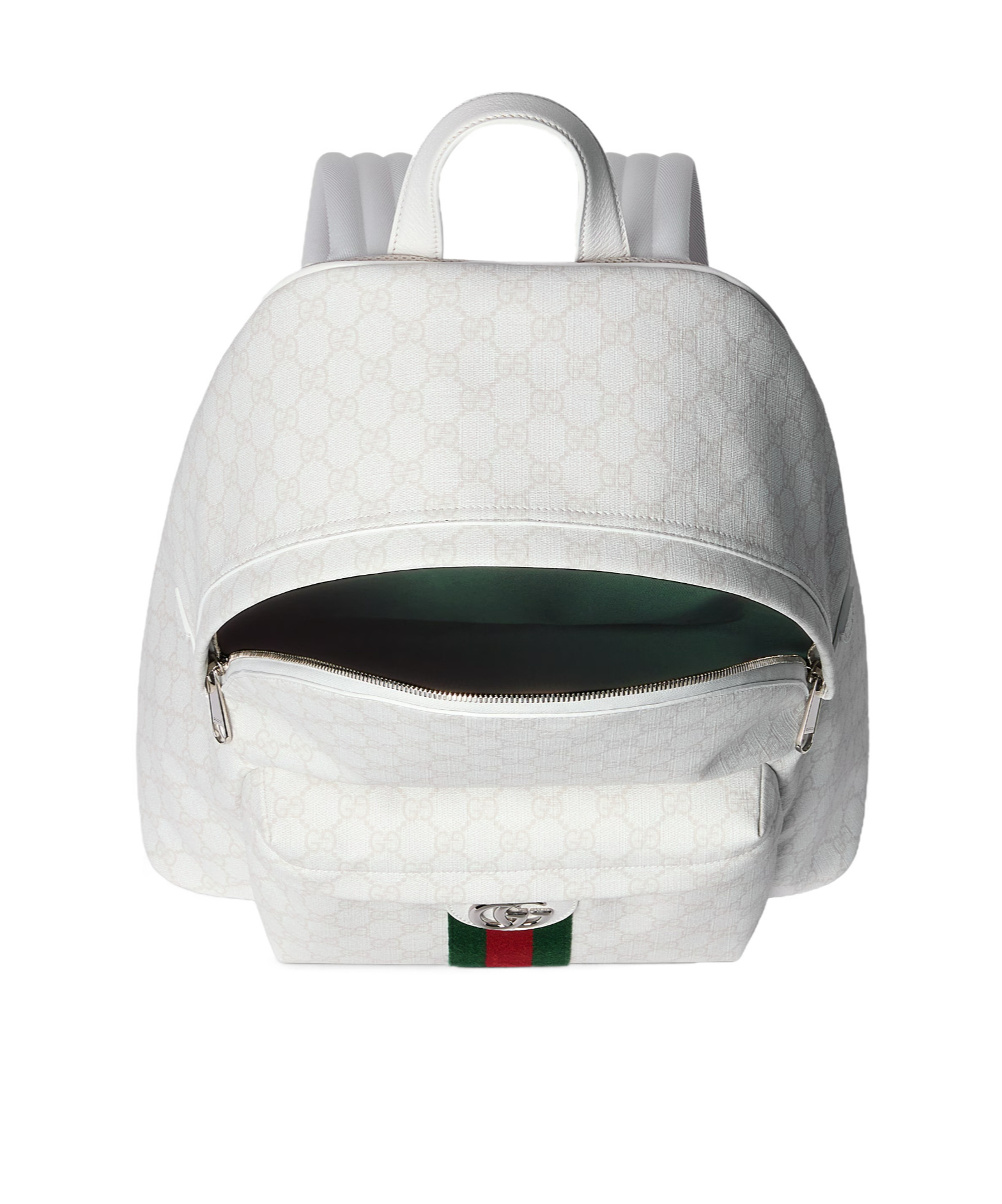 Gucci Ophidia Medium Backpack In White