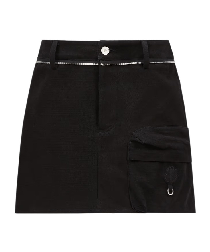 Moncler Genius X Willow Smith Belt-loop Skirt In Black