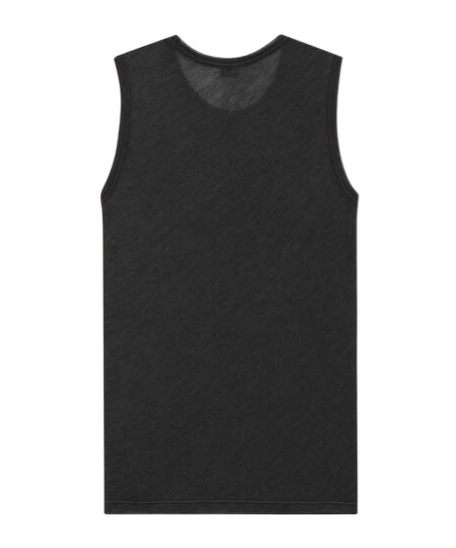 Saint Laurent Tank Top In Cashmere And Silk Jersey In Black