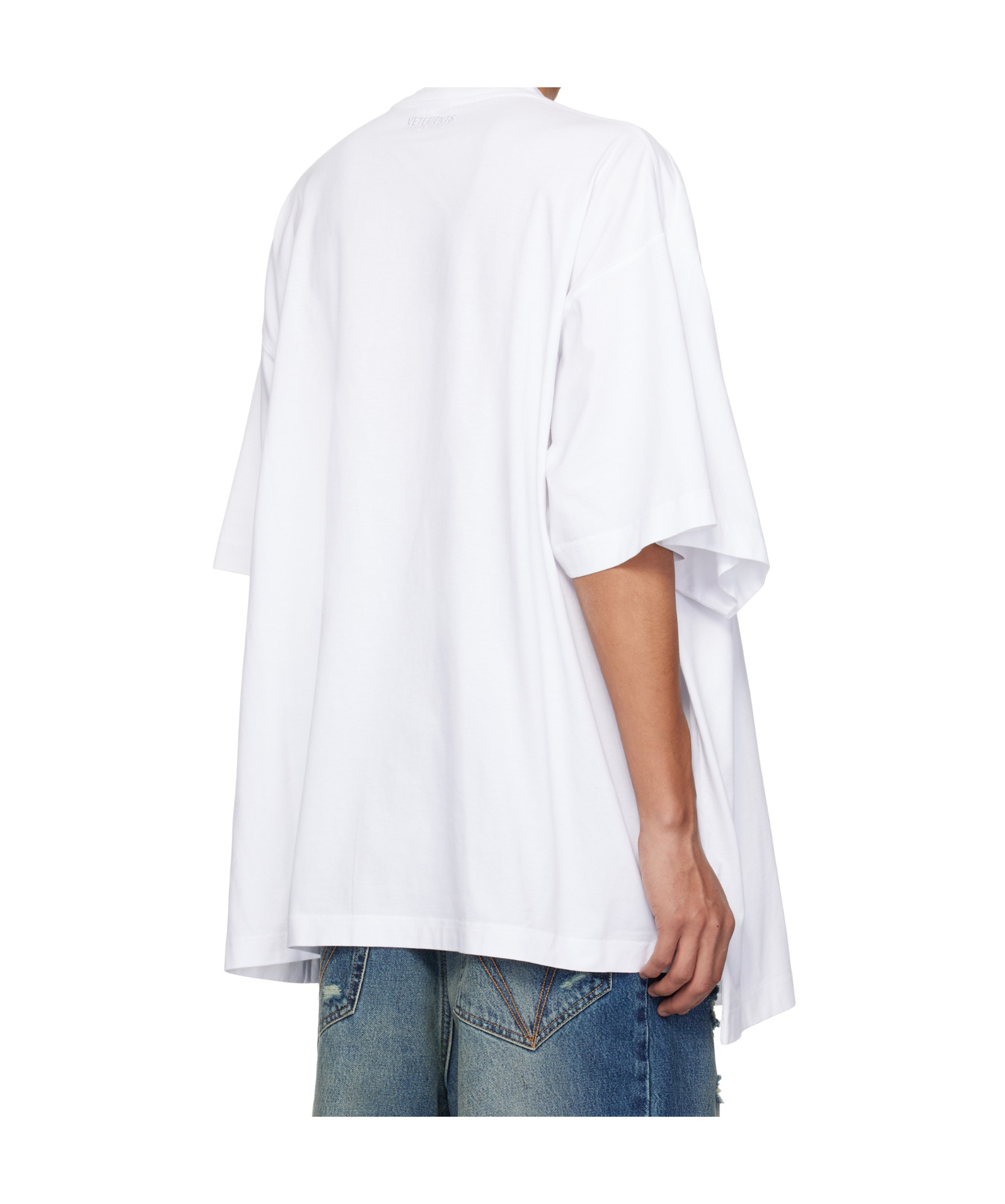 Vetements Round Neck T-shirt In White